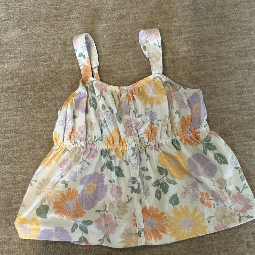 Abercrombie Kids Floral Camisole - Yellow, Purple, Orange